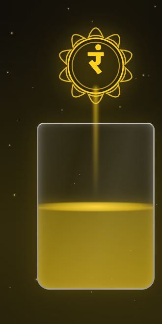 The golden water and Solar Plexus symbol from the Charged Water practice